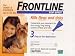3 PACK Frontline Top Spot Orange: For Dogs up to 22 lbs.