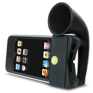 Portable Amp For Ipod Touch 4 Horn Black