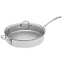 Calphalon Tri-Ply Stainless 5-Quart Saute Pan with Glass Lid