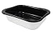Chantal Wave 8.5 Quart Enamel-On-Steel Rectangular Roaster, Glossy White