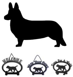 Dog Leash Hook - Corgi (Wipe Your Paws)