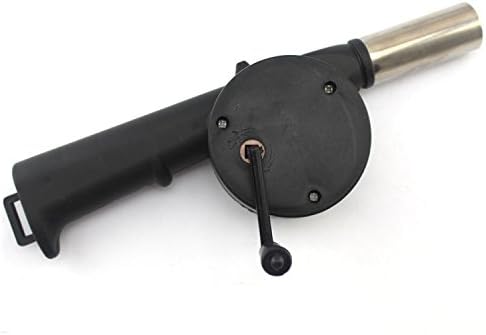 YTCOM Outdoor Cooking Fan Air Blower for BBQ Fire Hand Crank Powered
