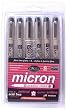 SUKURA MICRON 3 PEN BLACK SET PIGMA SET 005,01,02,03,05,08