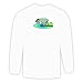 Long Sleeve T-shirt with donkey, drinking, water