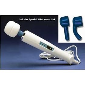 Hand Held Personal Massager - Hitachi Magic Wand Vibrating Massager by Vibratex Deluxe Package: Health &amp; Personal Care