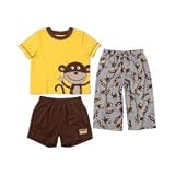 Carter’s 3 Piece Yellow Monkey Pajama Set