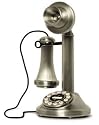 Crosley The Candlestick Phone, Brushed Chrome - Model CR64BC Telephones