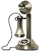Crosley The Candlestick Phone, Brushed Chrome - Model CR64BC Telephones