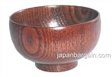 Wooden Rice Miso Soup Bowl #5251