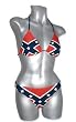Rebel Flag Rebel Bikini Two Piece Swim Suit - Small