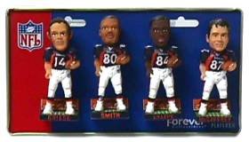 Denver Broncos 2002 Forever Collectibles Mini Bobble Head Set (Quantity of 1)