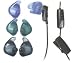 Jabra 2.5-3.5mm 302 Dual Pin 2Waybud for Push-to-talk Two-Way Radios
