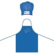 Detroit Lions NFL Barbeque Apron and Chef's Hat