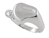 Sterling Silver Heart CZ Ring