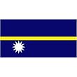 Nauru 3ft x 5ft Nylon Flag