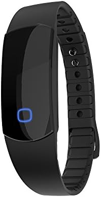 Comcome 25-30 days standby time Fitness Track, Waterproof Smart Bracelet Activity Tracker Sport Wrist With Signal light (Black)