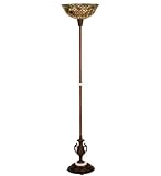 70H Tiffany Fishscale Torchiere