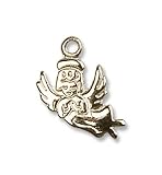 14K Gold Angel Medal