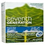 Seventh Generation Laundry Detergent-Free & Clear Laundry Powder - 42 loads, 112 oz On Sale