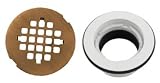 Antique Copper 4 1/4 Shower Drain Strainer Pack Kit