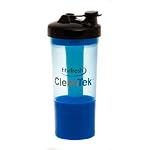 CleanTek Freezable Shaker Bottle with Storage Compartment
