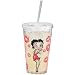 Betty Boop Character Kisses Insulated Acrylic Drink Tumbler w/Lid