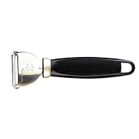 Pedrini Black and Satin Swivel Blade Peeler