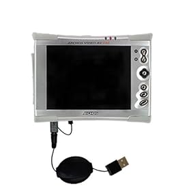 Retractable USB Cable for the Archos AV340 with Power Hot Sync and Charge capabilities -... by Gomadic for the Archos AV340