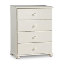 South Shore Furniture, Sand Castle Collection, 4 Drawer Chest, Pure White