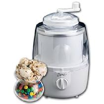 Deni 5205 Fully Automatic 1-1/2-Quart Ice-Cream Maker with Candy Crusher, White