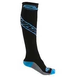 Answer Racing Moto Thin Adult Motocross Motorcycle Socks - Black/Blue
