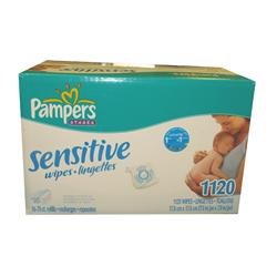 Pampers Stages Sensitive Wipes - 1120 ct.