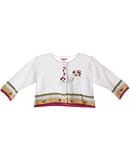 Catimini White Knitted Bee Sweater