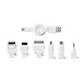 GREEN HOUSE �g�ѓd�b USB�[�d�P�[�u��(6�R�l�N�^+MiniB5�^�C�v) GH-USB-7AD