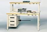 3 Utility Drawer Pedestal For 30 Inch Wide Tech Bench Sand