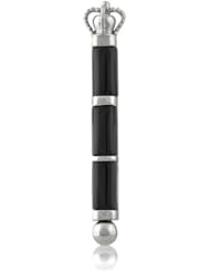 Black Jade and Silver Hatpin