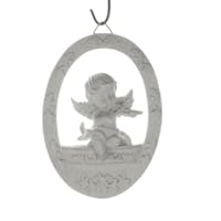 Angel Sitting on Balcony Playing Violin Wall Decor Case Pack 48