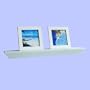 Ennospace 48 Inch x 4 Inch x 2 Inch Alexandra Wall Shelf Display Ledge Shelves White