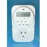 Hydrofarm 7 Day Dual Grounded Digital Programmable Timer