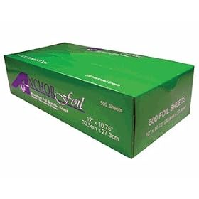 Aluminum Foil Pop Up Sheets, 12" x 10.75" Foil Food Wrap Case 6/500