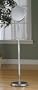 Adjustable 10" Floor Mirror, Chrome Plated