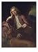 Alexander Pope and His Dog, Bounce, circa 1718 Art Giclee Poster Print by Jonathan Richardson, 18x24