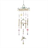 HUMMINGBIRD 'WELCOME' WINDCHIM