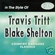 TRAVIS TRITT & BLAKE SHELTON Country Karaoke Classics CDG Music CD