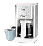 Review CUISINART CORP  / Cuisinart DCC-1200W 12-Cup Brew Central Coffeemaker - White and Stainless