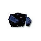 K&N 88-11958-4XL Black XXXX Large Corporate Logo Mens Wool and Leather Jacket