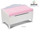 Review KidKraft 14561 / KidKraft Nantucket Toybox w/pink cushion