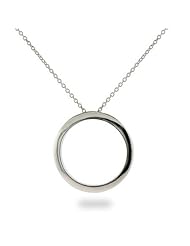 Sterling Silver O Necklace