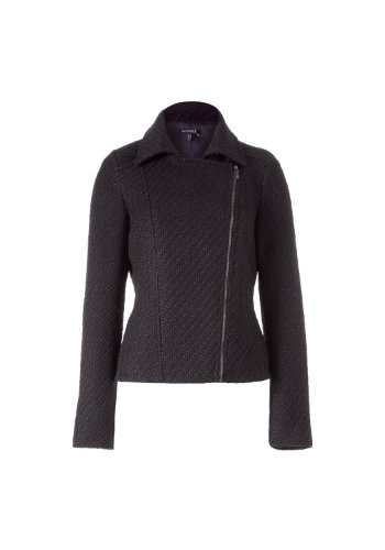APART Damen Blazer & Sakko Boucl&eacute;-Blazer im Biker-Stil, 350381, Gr. 36, Schwarz (schwarz) Preisvergleich