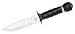 Survival knife. Black